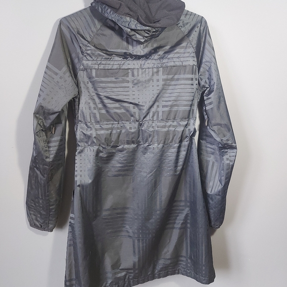 Oakley Light Spring Fall Black & Gray Trench Coat Jacket, Medium - Picture 6 of 10